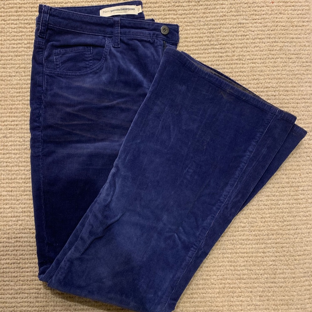 Anthropologie bell bottom corduroy pants